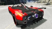 Pagani Zonda Cinque Roadster for GTA 4 miniature 3