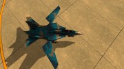 F-14 Tomcat Blue Camo Skin para GTA San Andreas miniatura 5