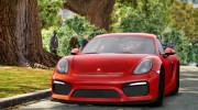 2015 Porsche Cayman GT4 для GTA 4 миниатюра 6
