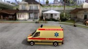 Mercedes Benz Sprinter Ambulance для GTA San Andreas миниатюра 2