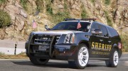 2012 Cadillac Escalade ESV Police Version for GTA 5 miniature 1