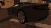 Aston Martin One-77 для GTA San Andreas миниатюра 4