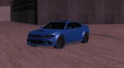 2020 Dodge Charger SRT Hellcat Widebody (SA Style) para GTA San Andreas miniatura 1