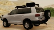 Toyota Land Cruiser 200 Off-Road для GTA San Andreas миниатюра 7