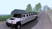 Hummer H2 Limo for GTA San Andreas miniature 1