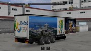 Rio 2016 Trailer для Euro Truck Simulator 2 миниатюра 1