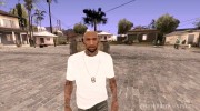 CJ в образе Chris Brown для GTA San Andreas миниатюра 1