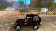 Jeep Wrangler 1986(2) for GTA San Andreas miniature 2