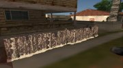 Winter Fence Wood1 для GTA San Andreas миниатюра 4