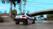 Peugeot 206 Police para GTA San Andreas miniatura 4
