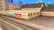 Новые текстуры магазина SupaSave для GTA San Andreas миниатюра 1