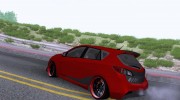 Mazda Speed 3 2010 para GTA San Andreas miniatura 2
