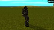 Член группировки Чёрный Ангел в облегченном экзоскелете из S.T.A.L.K.E.R para GTA San Andreas miniatura 5
