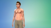 Колье для парней Saga для Sims 4 миниатюра 4