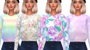 Super Kawaii Sweaters - Mesh Needed для Sims 4 миниатюра 3