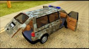 Volkswagen Transporter Camo para GTA San Andreas miniatura 4