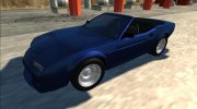FlatQut Daytana Cabrio para GTA San Andreas miniatura 3