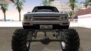 Toyota Hilux 1990 Pickup Monster для GTA San Andreas миниатюра 8