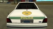 Ford LTD Crown Victoria 1991 Miami Dade Metro Police для GTA San Andreas миниатюра 7