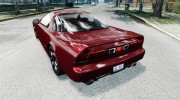 Acura NSX 1997 Retexture para GTA 4 miniatura 3