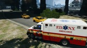 Chevrolet Ambulance FDNY v1.3 для GTA 4 миниатюра 2