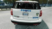 Ford Explorer NYPD ESU 2013 для GTA 4 миниатюра 4
