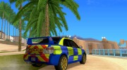 Subaru Impreza WRX STi UK Police 2006 для GTA San Andreas миниатюра 4