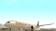 Airbus A350-900 Emirates for GTA San Andreas miniature 1