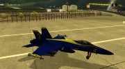Blue Angels Mod (HQ) para GTA San Andreas miniatura 4