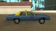 Ford LTD Crown Victoria taxi Downtown Cab Co для GTA San Andreas миниатюра 6