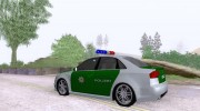 Audi RS 4 Polizei para GTA San Andreas miniatura 2