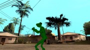Зелёный человечек para GTA San Andreas miniatura 4