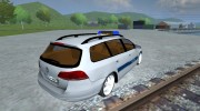 Volkswagen Passat B7 police для Farming Simulator 2013 миниатюра 5