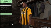 Футболка Hull City для Франклина for GTA 5 miniature 3