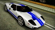 Ford GT 2005 Road version для GTA San Andreas миниатюра 5