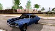 Chevrolet Chevelle SS 454 1970 for GTA San Andreas miniature 1