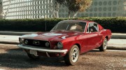 1968 Ford Mustang Fastback for GTA 5 miniature 1