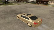 Infiniti G37 Coupe Sport для GTA San Andreas миниатюра 3
