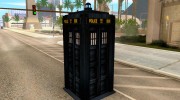 Тардис Доктора кто v0.3 для GTA San Andreas миниатюра 2