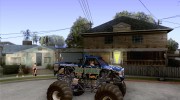 Monster Truck Blue Thunder для GTA San Andreas миниатюра 5