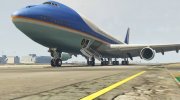 Air Force One Boeing VC-25A (Enterable Interior) for GTA 5 miniature 4