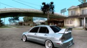 Mitsubishi Lancer Evolution VIII JDM Style для GTA San Andreas миниатюра 3