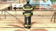 Пожарный из GTA IV для GTA San Andreas миниатюра 3