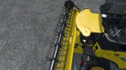 New Holland CR9.90 Yellow для Farming Simulator 2015 миниатюра 17