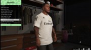 Футболка Real Madrid для Франклина для GTA 5 миниатюра 2