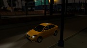 Kia Rio Taxi для GTA San Andreas миниатюра 6