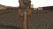 Zeus with long tunica from God of War 3 для GTA San Andreas миниатюра 4