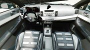 Mitsubishi Lancer Evo X for GTA 4 miniature 7