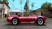 Shelby Cobra 427 Full Tunable для GTA San Andreas миниатюра 5
