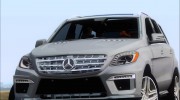 Mercedes-Benz ML 63 AMG 2014 для GTA San Andreas миниатюра 16